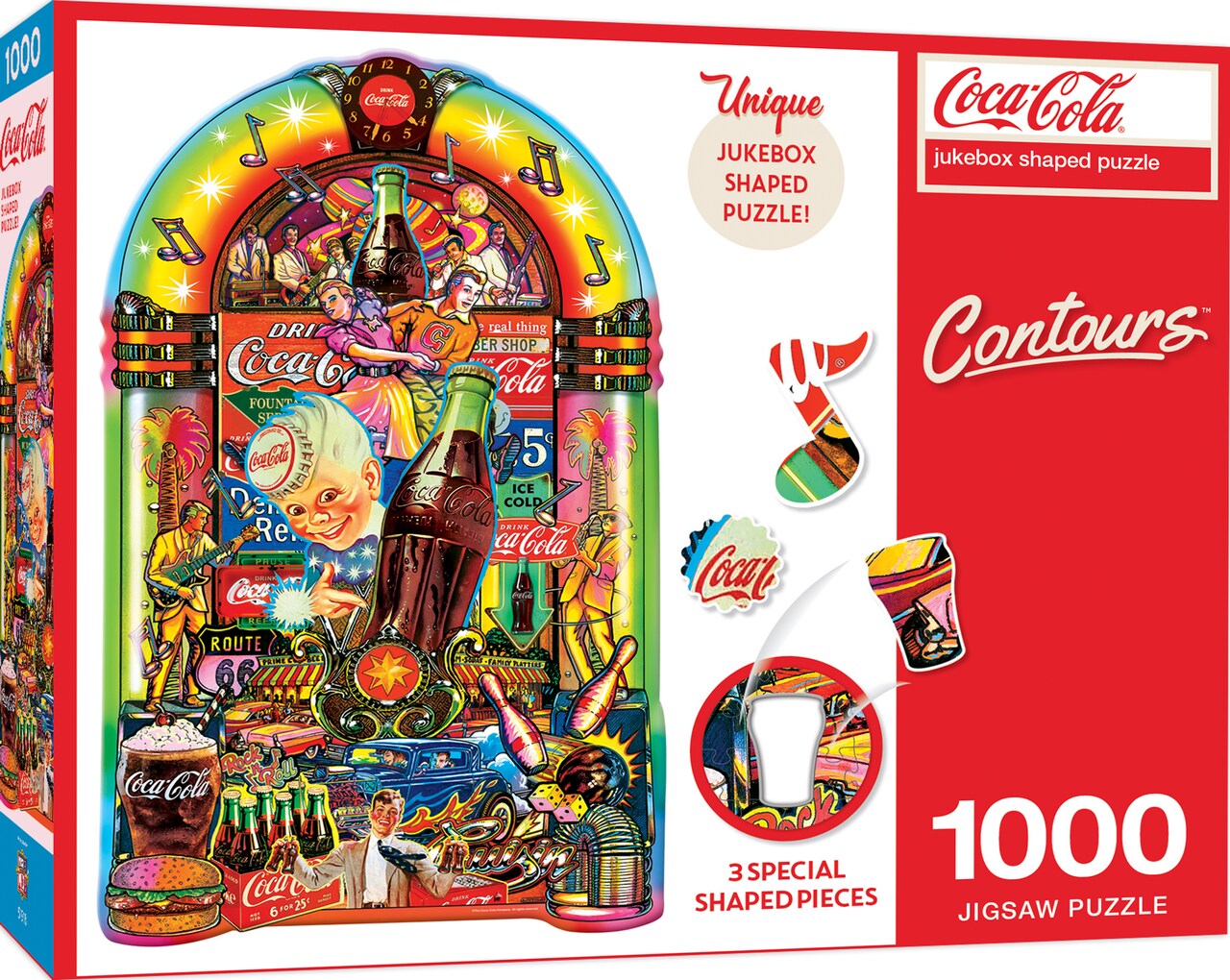experiencia Silla Organo MasterPieces 1000 Piece Jigsaw Puzzle For Adults and Families - Coca-Cola  Jukebox - 20.72"x 34.6" | Michaels